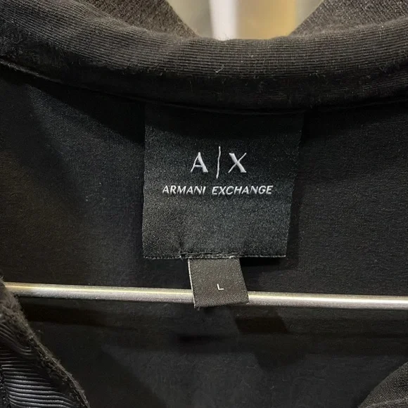 ARMANI EXCHANGE
Black Slim Fit Polo T-Shirt - Picture 3 of 11